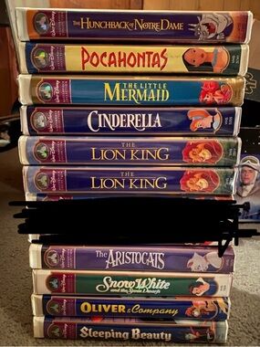 Disney Masterpiece Collection VHS tapes bundle